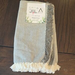 Gray Chevron Napkin Set by Threshold